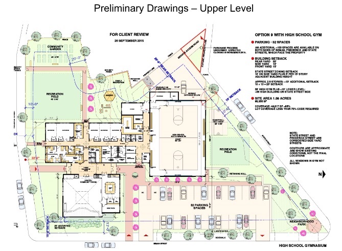 Upper Level  Preliminary Plan