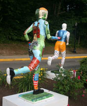 Art on the run sculptures