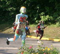 Elite runners at the Boilermaker