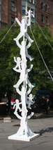 Community Totem Syracuse -primed & ready to paint