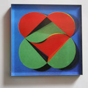 Intersecting Hearts Magnet