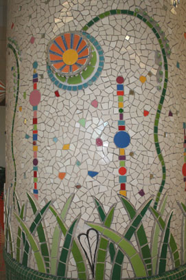 Mosaic Column Detail 1