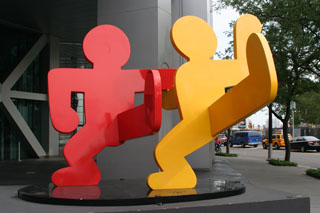 Keith Haring's "Two Dancing Figures"