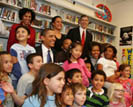 Obamas' visit Capital City Public Charter School