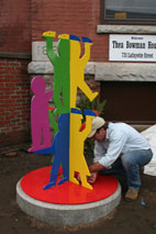 Peace Garden Totem Installation