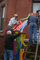 Peace Garden Totem Installation