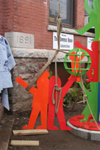 Peace Garden Totem Installation