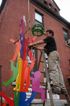 Peace Garden Totem Installation