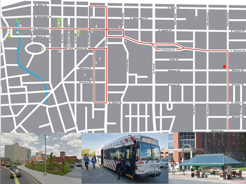 The Connective Corridor Bus Route