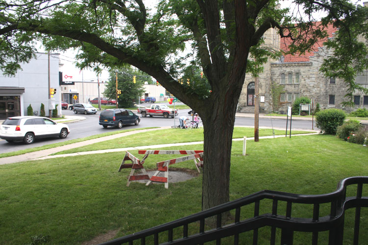 Southside site preparation for sculpture base (4)