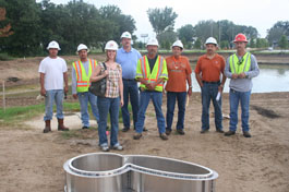 Ad Display crew with Jessica McBride