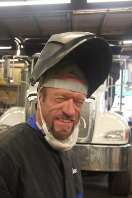 Mark, our welder